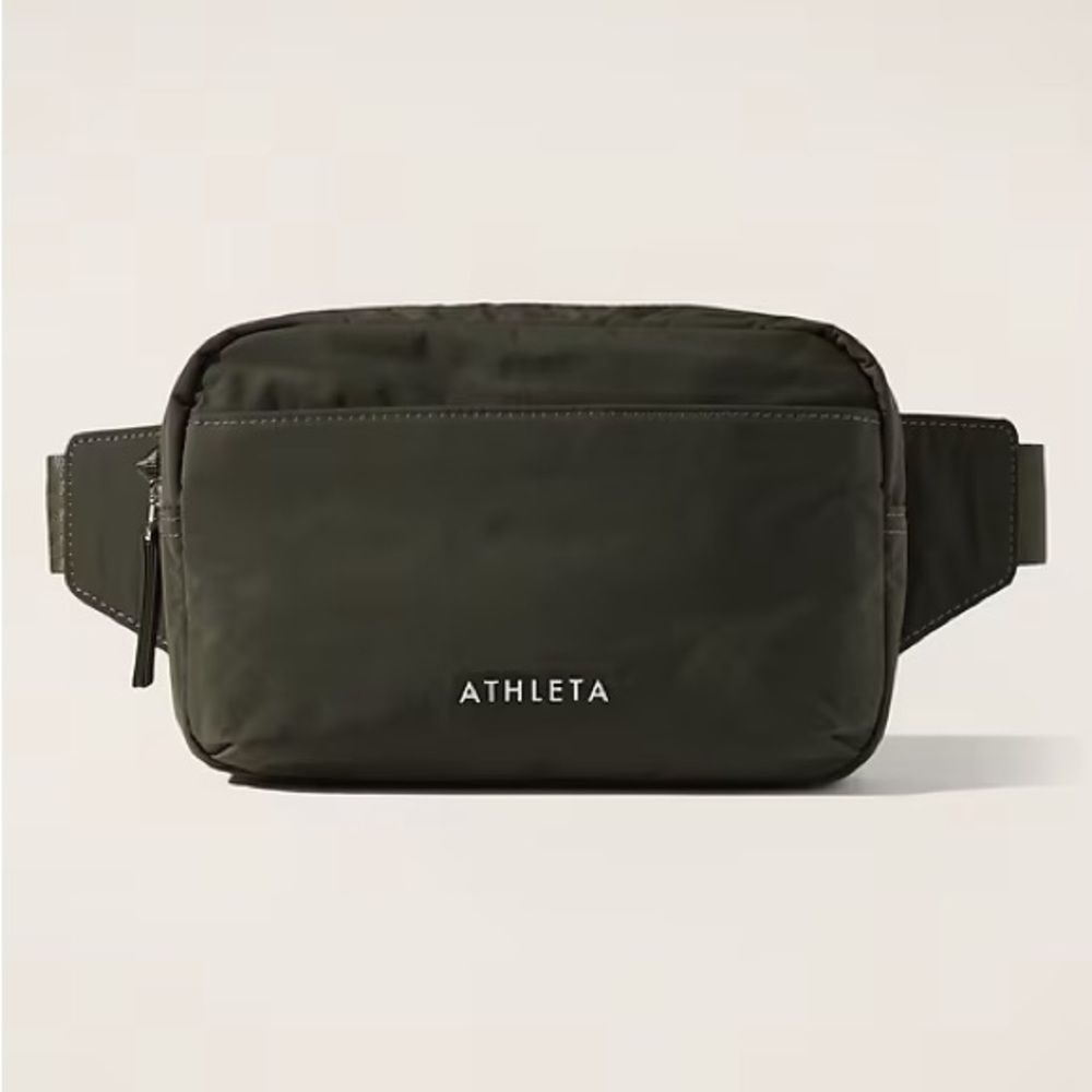 NWT Athleta All-About Crossbody Belt Bag in Aspen Olive